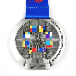 Medal Medal Finishers 2018 Design Cool Design Removable World Marathon Awards Medal