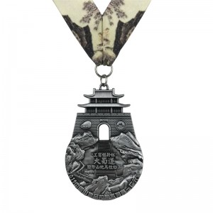 การออกแบบที่สมบูรณ์แบบโบราณทองเหลืองทองคำเงิน 4D เมทัลเหรียญรางวัลเหรียญรางวัลเหรียญรางวัล