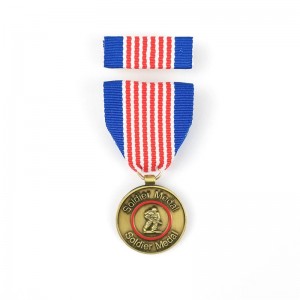 Custom Shiny Gold Plated Company Medal of Honor Honor